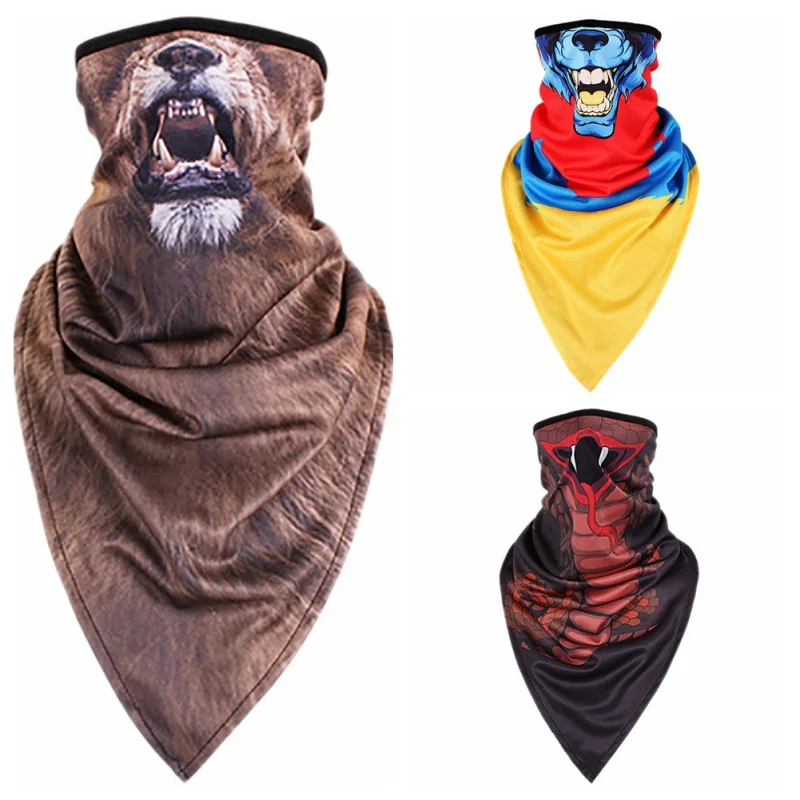 

Super Drop Ship New Thin 3D Outdoor Cycling Ski Balaclava Neck Hood Full Face Mask Hat Beanie Animal
