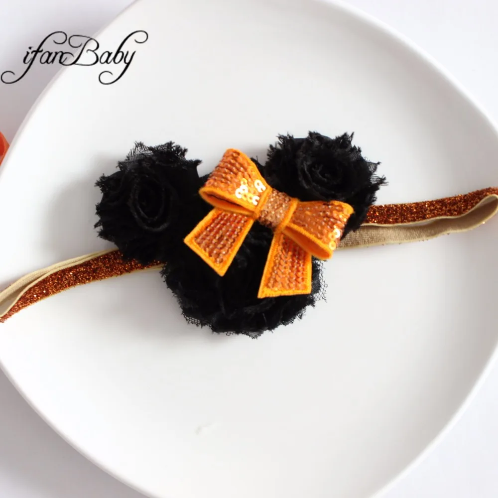 shabby flower headband 6