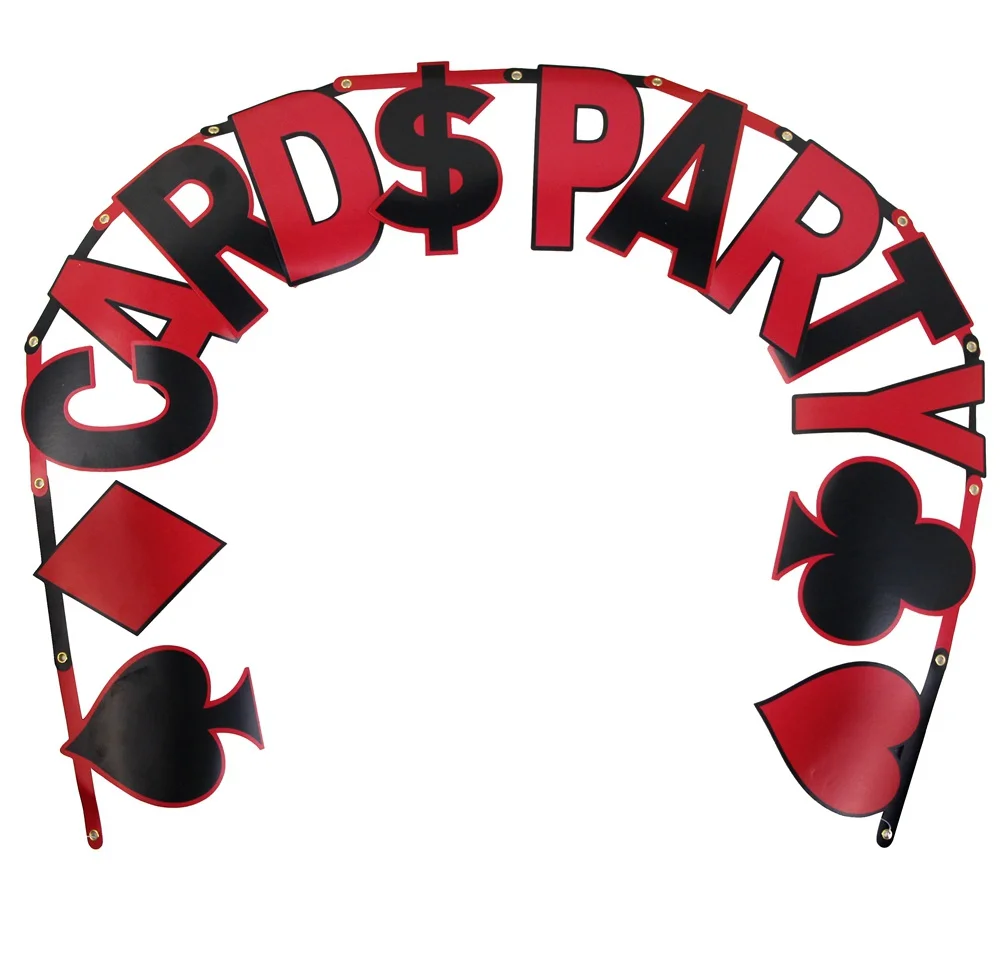 card party casino banner las vegas themed party night card dangling cutouts playing card - Casino Decorations card party casino banner las vegas themed party night card dangling cutouts playing card - Casino Decorations