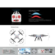 Syma X8G RC Drone Quadcopter with 8MP Wide Angle HD Camera 2.4G 6Axis Venture RTF Helicopter