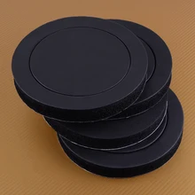 DWCX 4 шт. 6," Автомобильный Дверной динамик изоляционное кольцо звукоизоляционное хлопковое басовое покрытие двери звуковая Накладка аксессуары