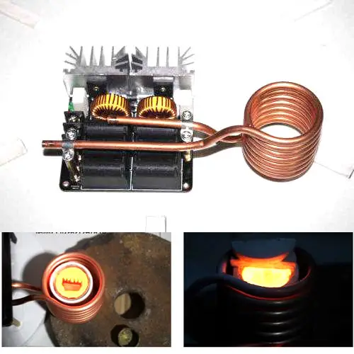 

1000W ZVS Low Voltage Induction Heating Board Module/Tesla Voil + coil 12v-48V