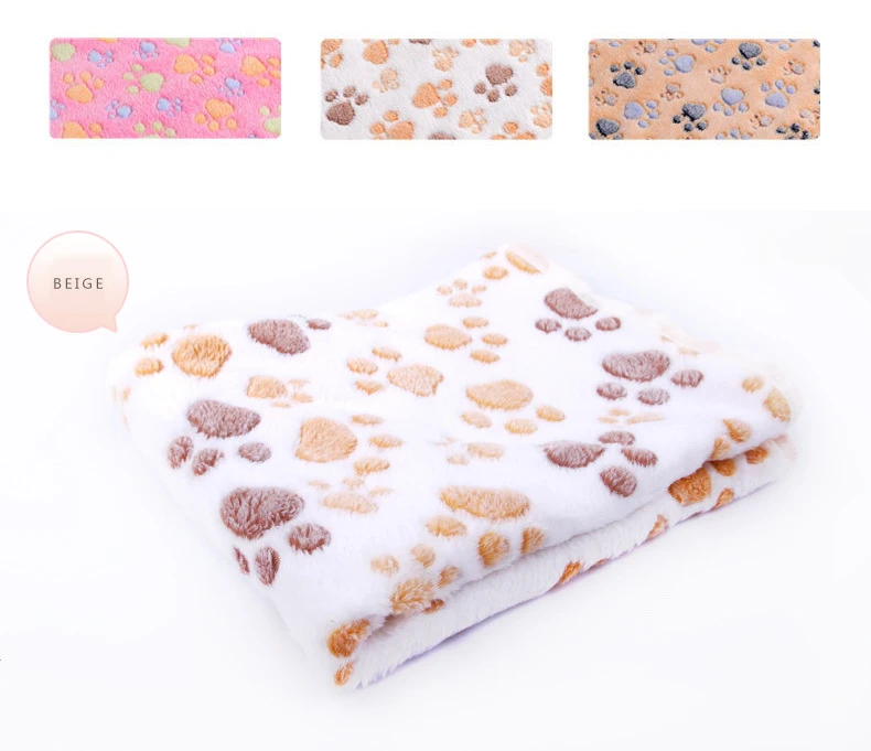 Pet Coral Fleece Bed Blanket Breathable Soft Sleeping Mat For Medium Small Cats Dogs Autumn Winter Warm Dog Cushion Sleeping Bed (6)