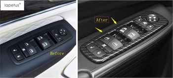 

Lapetus Accessories For Dodge Journey JCUV 2012 - 2016 ABS Inner Door Armrest Window Lift Button Molding Cover Kit Trim 4 Pcs