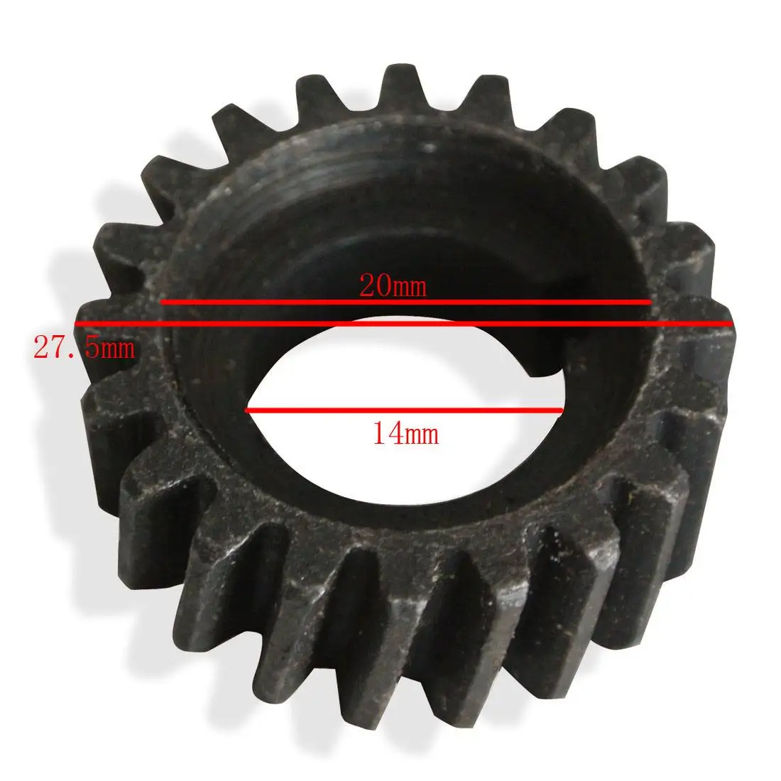 Flywheel Bevel Pinion 1Pc Suitable For 80cc 60cc 66cc 49cc Motorized Push Bike flywheel bevel pinion