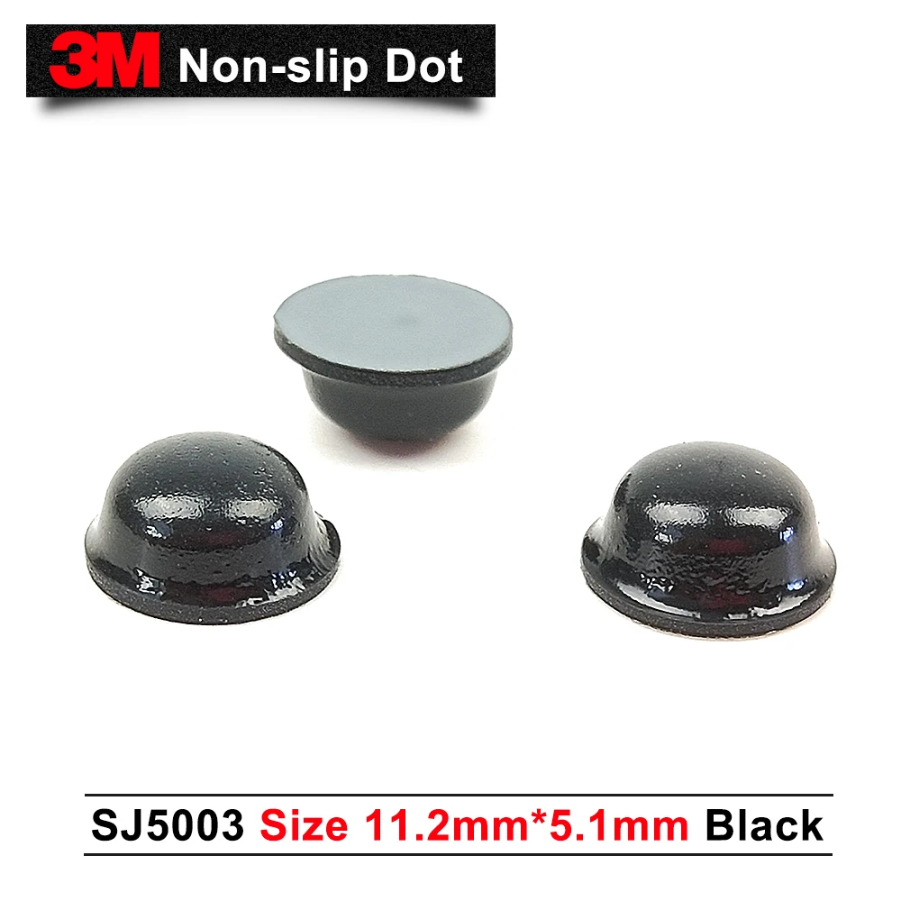 3 м SJ5003 с прорезиненным бампером/защитные резиновые точки/черный резиновый бампер 3M Резиновые бамперы/W11.2mm* H5.1mm/3000 штук в картонной коробке