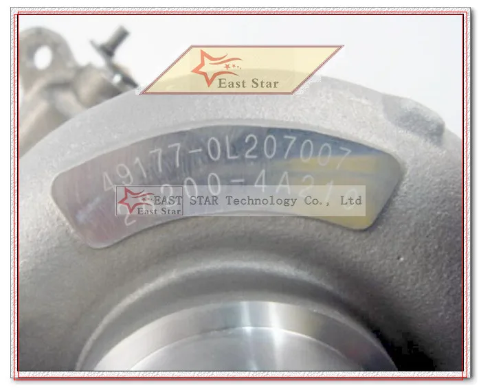 TF035HM-12T-4 28200-4A210 49135-04030 Turbo Turbocharger For Hyundai Starex Libero Terracan Galloper II D4BH 4D56A-1 2.5L 99HP (4)