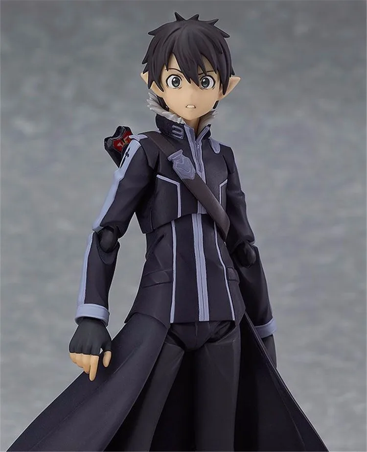 Аниме Sword Art Online Figma 289 Kirigaya Kazuto Kirito Figma 264 Yuki Asuna Figma 314 LEAFA ПВХ Фигурки игрушки куклы 15 см