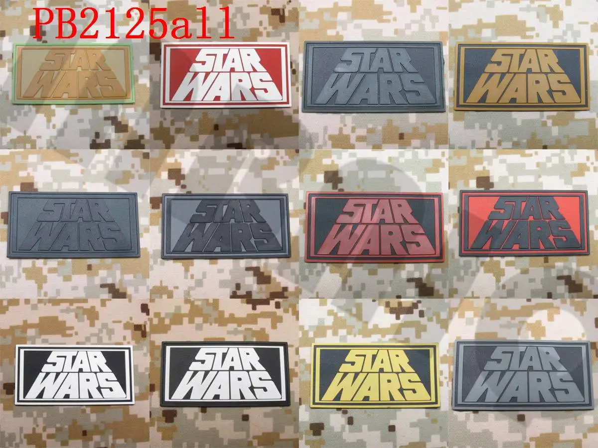 

3D PVC patch Rectangular Logo Tactical military morale