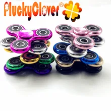 1 шт. Спиннер-Спиннер розовый ручной Спиннер синий палец игрушка-Лидер продаж, спинер EDC Гальванизированный палец гироскоп для снятия стресса занятая доска DIY