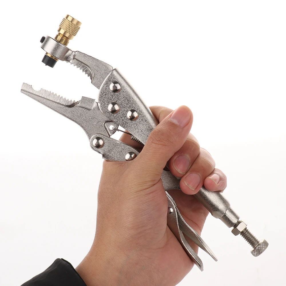 

Air Conditioner Pilers Refrigerant Recovery Tube Locking Plier Welding Hand Tools