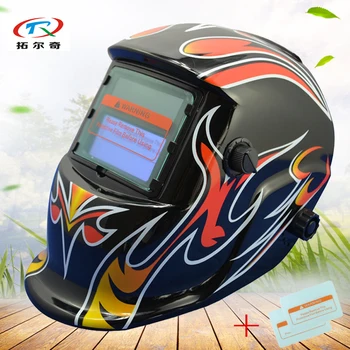 

Automatic welder mask mig tig arc Solar and battery welding helmet Equipment Auto Darkening Grinding Function CE HD05.2200DE