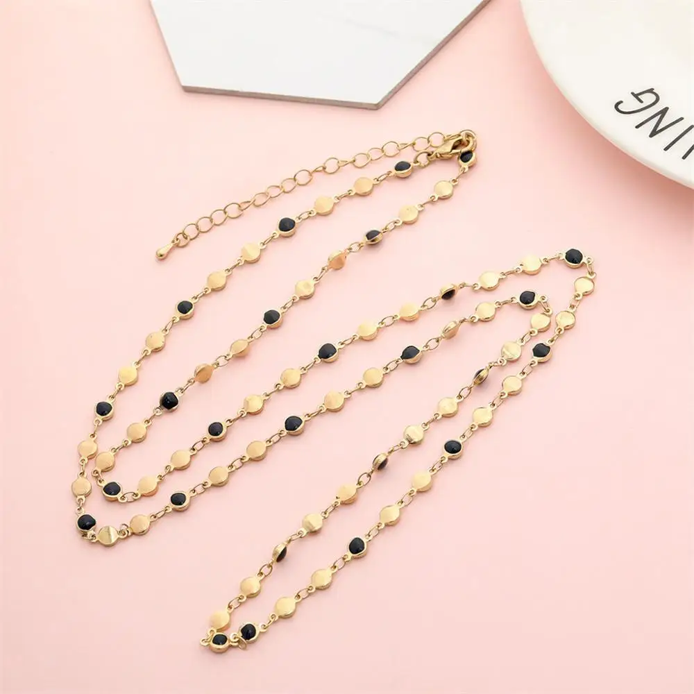 

2019 new fashion necklace European and American Temperament Ladies Necklace Basic Classic Drop simple jewerly gift #6