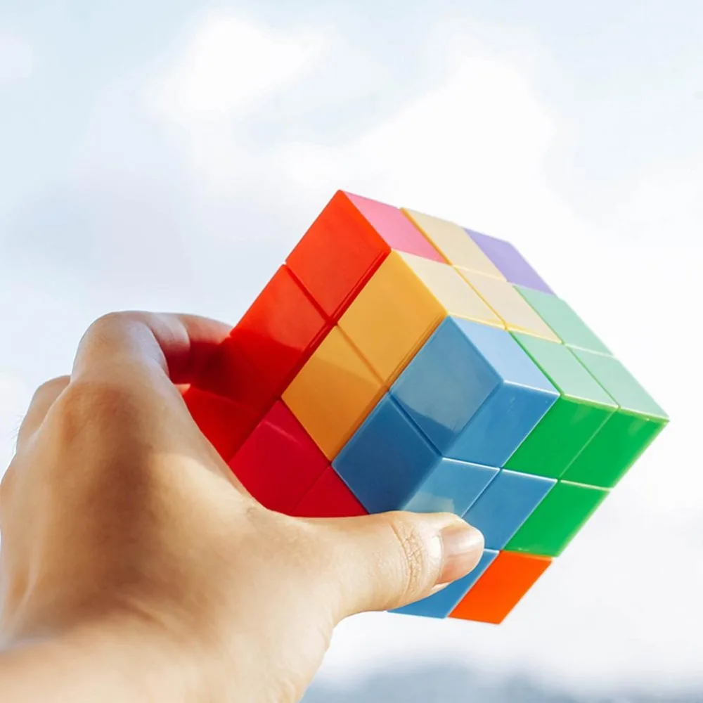 3x3x3 магнитный кубик пазл из АБС пластика скрученные строительные блоки снятие