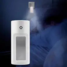 Светодиодный мини-эффективный светильник Настенный светильник аварийные огни для двери сада дома лестница и спальня ночное аварийное освещение