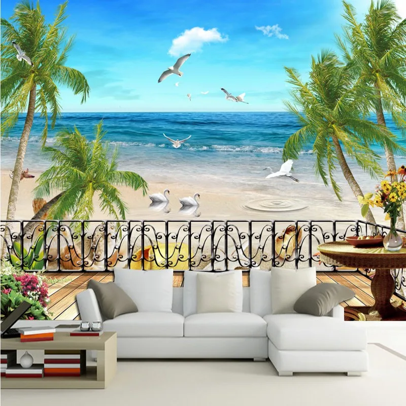 Kustom 3D Foto Wallpaper Pemandangan Alam Pemandangan 