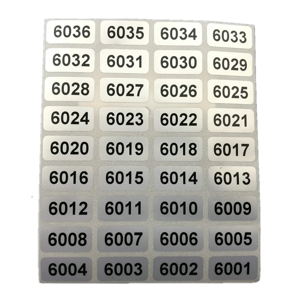 Stickers x146 piezas letras y números escarchado con adhesivos