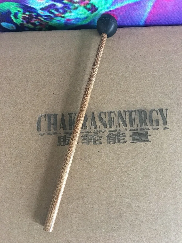 

rubber mallet or rubber ball stick or rubber ball mallet for playing crystal singing bowls or pyramid or tuning fork one piece
