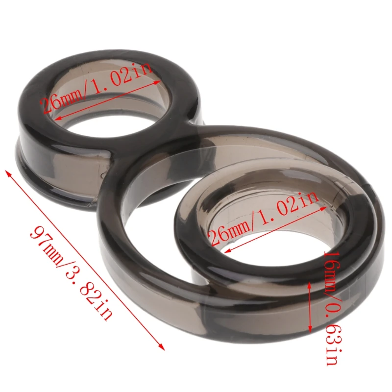 Soft Male font b Dildo b font Scrotal Bound Penis Rings Scrotum Binding Chastity Device Lock