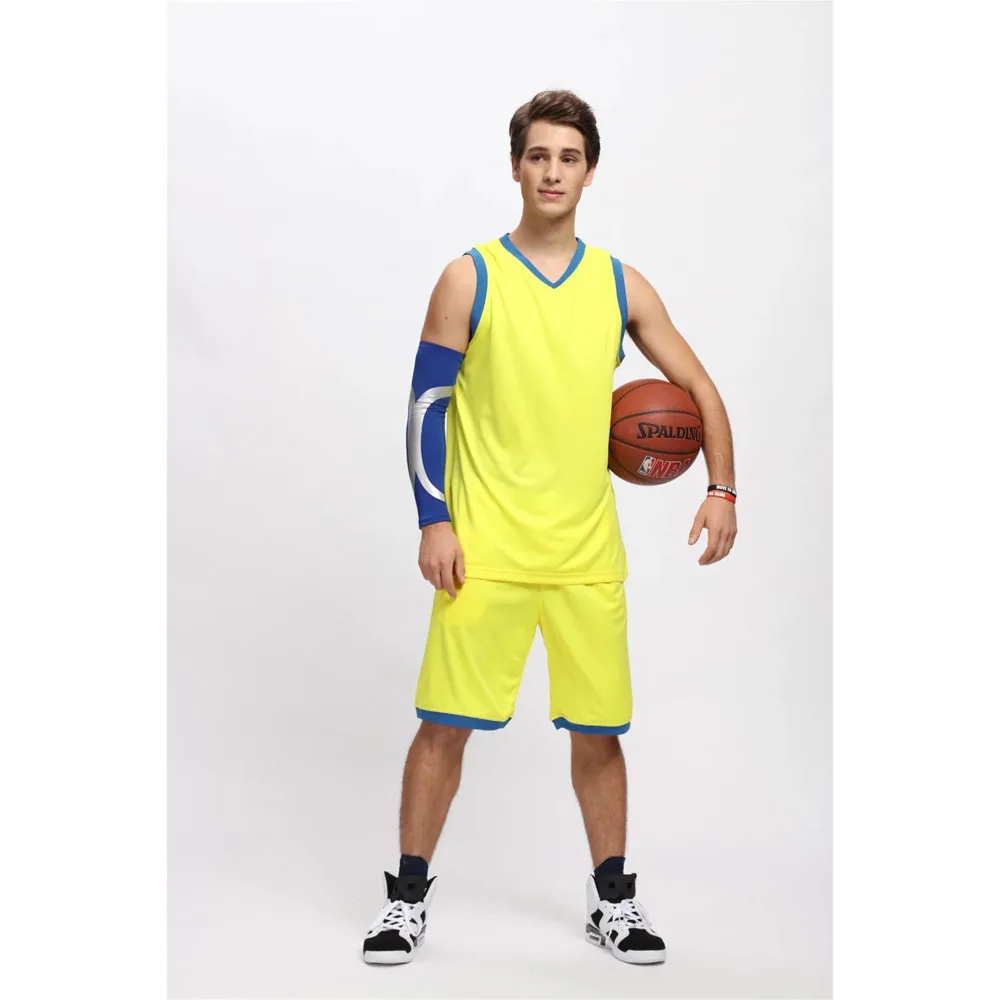 Для Мужчин's Баскетбол одежда костюм Майки спортивные рубашка Баскетбол короткие пустой Командные виды спорта Бег Комплект Для Мальчиков Логотип и количество