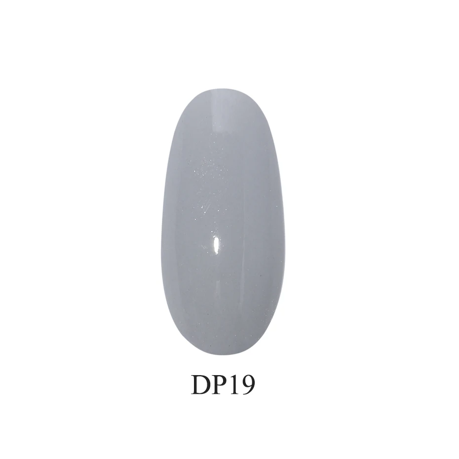 Система погружения порошка градиентный французский блеск Dip порошок для ногтей резьба расширение акриловый УФ гель маникюр натуральный сухой JIDP01-22 - Цвет: DP19