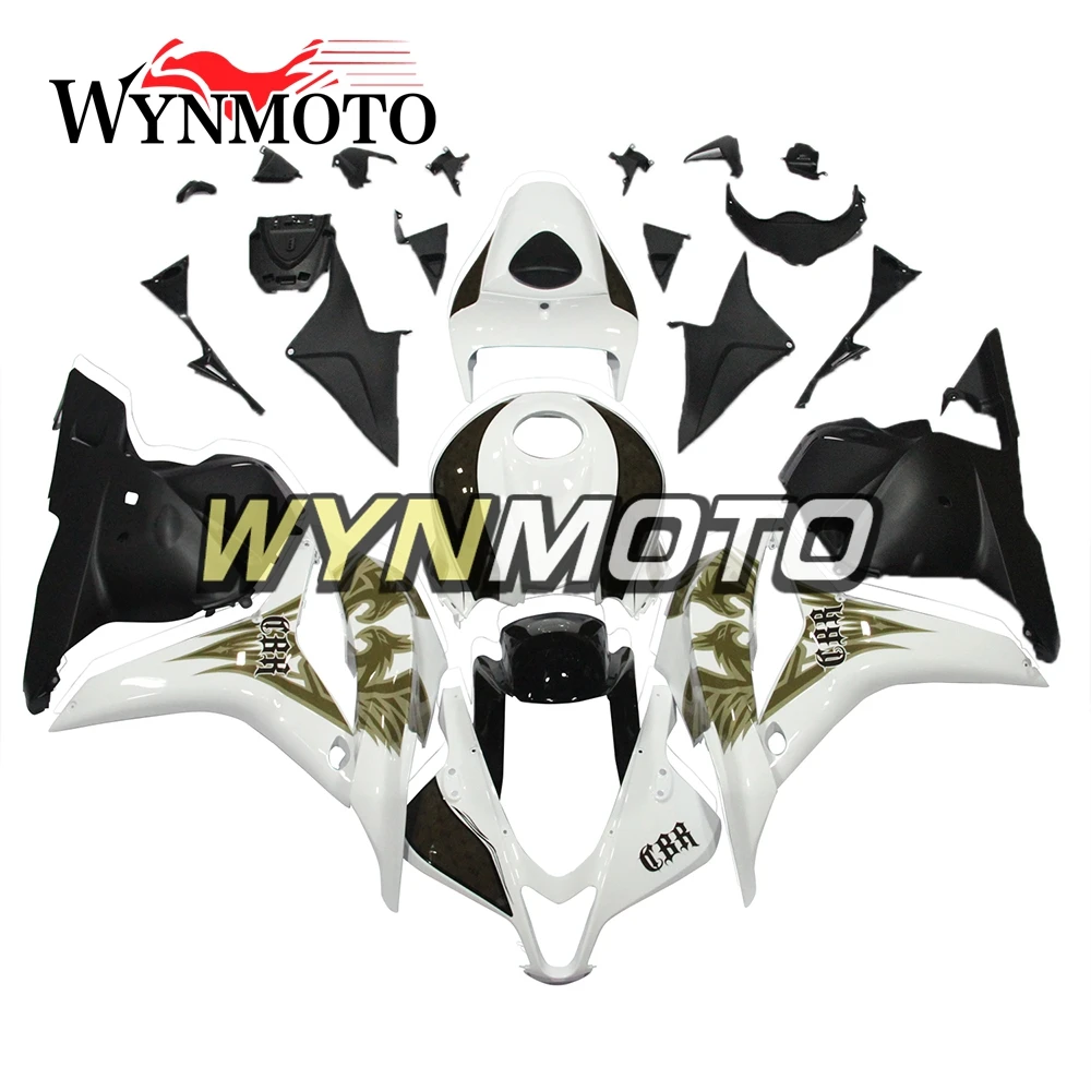 

White Gold Full ABS Injection Plastics Fairings For Honda CBR6000RR F5 2009 - 2012 Bodywork ABS Fairings Carenes Body Kit