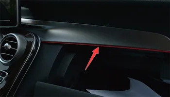 

Red Center Console Dashboard Cover Strip Buckle Install For Mercedes C Class W205 2014 2015 Benz C180 C200 C250 C300 C400 C63