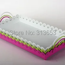 Европейский пасторальный дом Мода свадьба конфеты блюдо сковорода для кексов Свадебные фрукты лоток/Торт украшения