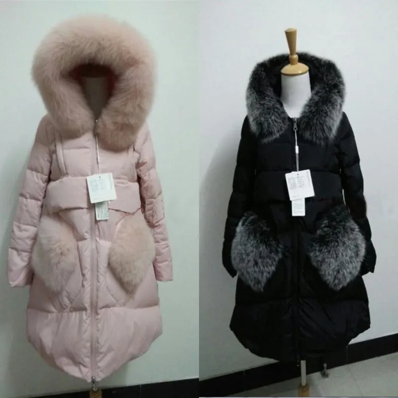 5XL Fox Fur Collar Women Caot 2018 New Winter Coat Women Duck Down Jacket Very Warm Winter Jacket Thickening Warm Women Parkas 5XL Fox Fur Collar Women Caot 2018 New Winter Coat Women Duck Down Jacket Very Warm Winter Jacket Thickening Warm Women Parkas