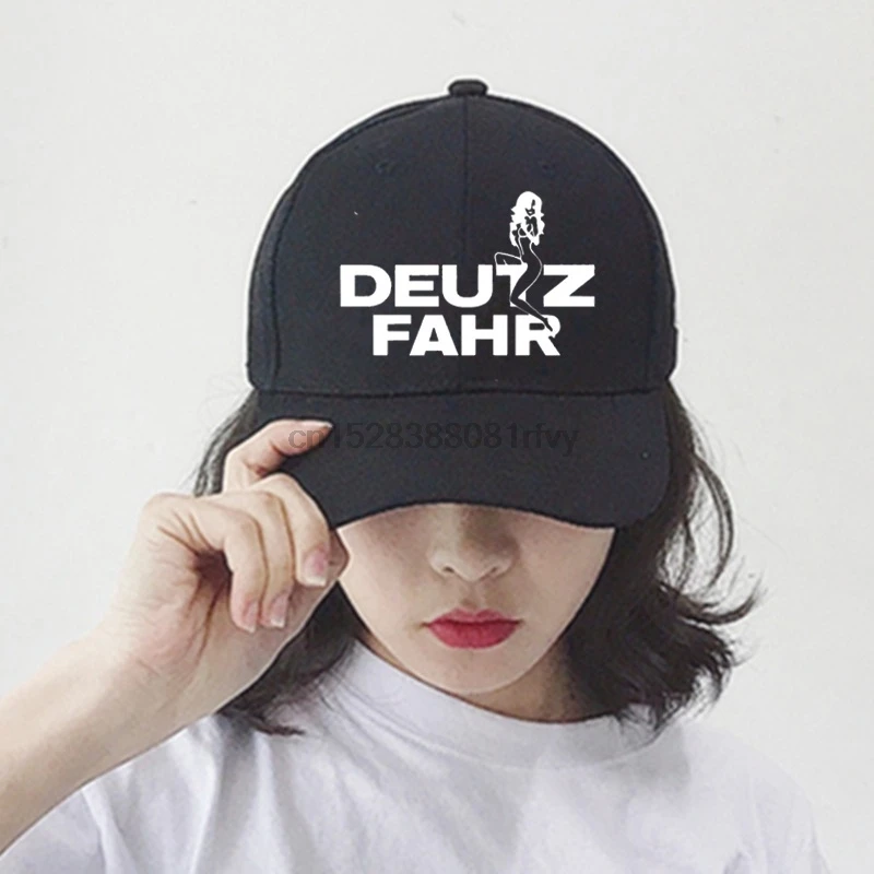 

Classic Sexy Girl Deutz Fahr Fuuny Logo Print Unisex Baseball Cap Snapback Cap Cool Hat Personality Cap