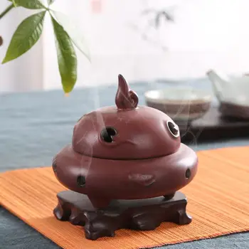 

Package mail For short Creative home smoked incense burner Tea house burning temple incense burner Incense coil incense ta