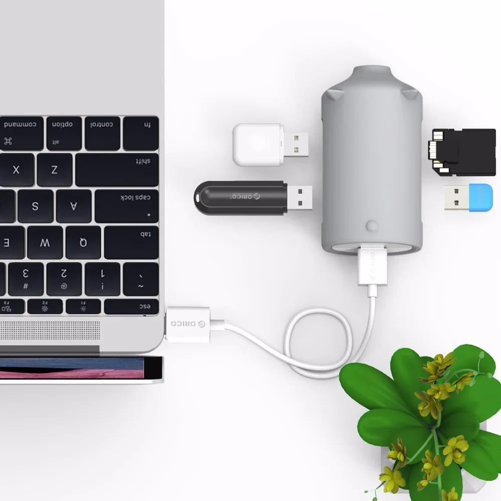 ORICO USB 3 0 концентратор Litte Pig Multi порта с TF SD кардридер адаптер для MacBook Air ноутбука ПК