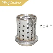 Маленькая фляга с перфорацией из нержавеющей стали 304 "* 4" с резиновой основой, для хранения порошка