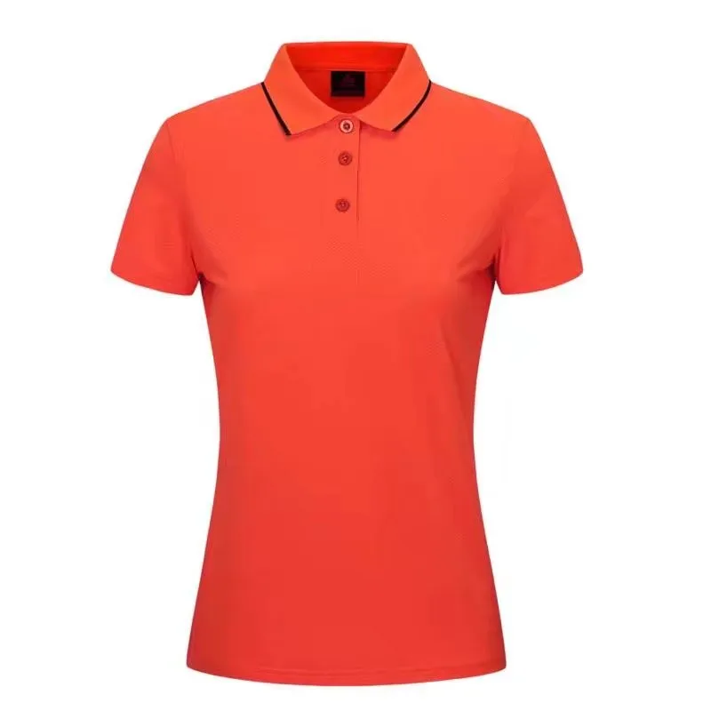 Best quality Orange shirts women football jersey hot selling soccer training shirts sportswear