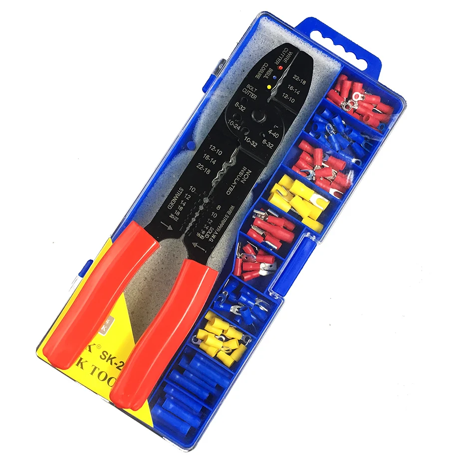 high quality cable wire crimping pliers crimper ctripper cutter combination pilers + crimp