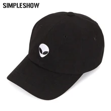 SIMPLESHOW, модная дизайнерская бейсболка с изображением лица инопланетянина, Спортивная Кепка унисекс, бейсболка, мужские и женские летние шапки, Прямая поставка, casquette