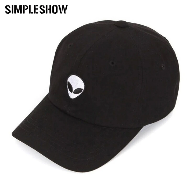 

SIMPLESHOW Fashion Design Alien Face Baseball Caps Unisex Sport Cap Bone Snapback Male&Female Summer Hats Dropshipping casquette