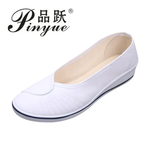 

women shoes White female nurse shoes with slope work Dichotomanthes end beauty hospital dance canvas shoes size 34--41