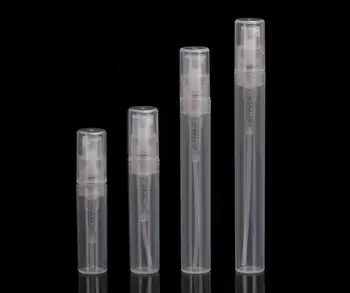 

20pcs/lot 2ml 3ml 5ml Small Plastic Perfume Spray Bottle Clear Sample Mist Sprayer Atomizer Pump Perfume Bottle