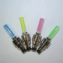 High Quality One Piece Bicycle Cycling Tyre Wheel Valve Neon Firefly Spoke LED Lamp Bikes Lights Wholedeal with Battery