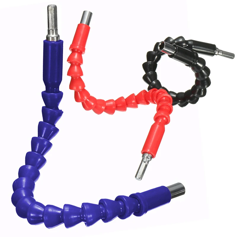 DWZ 30cm Universal Flexible Drill Bit Shaft Flex Screwdriver Extension Holder Link