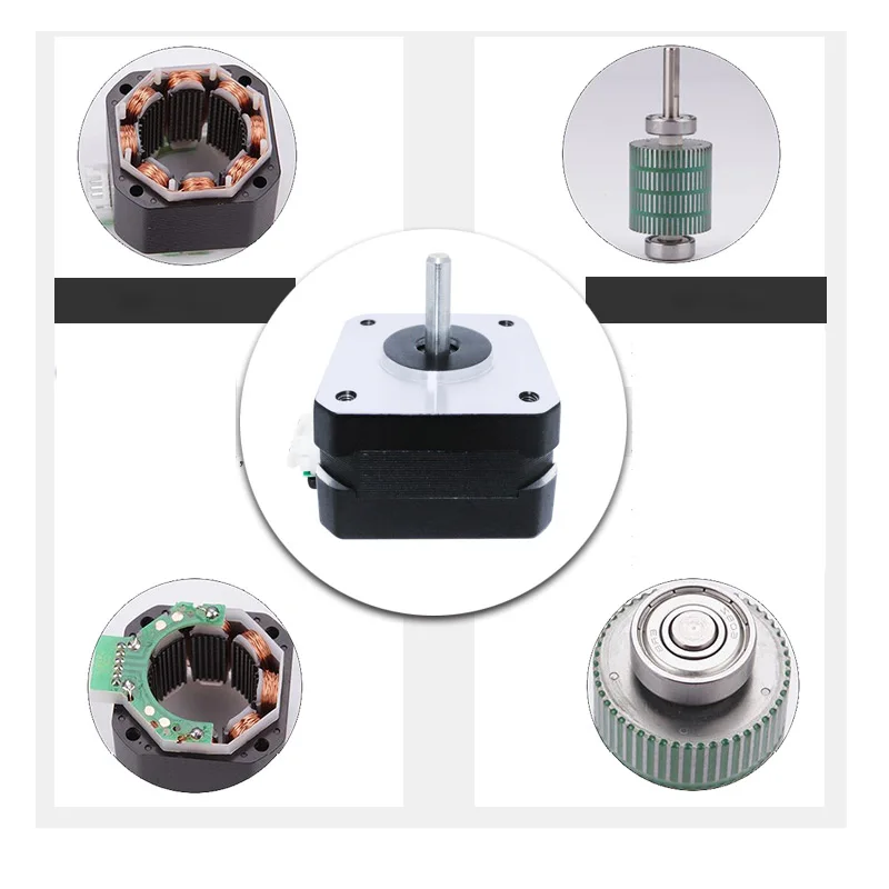 Name17 42ステッピングモーター、23mm、超薄型、ケーブル付き