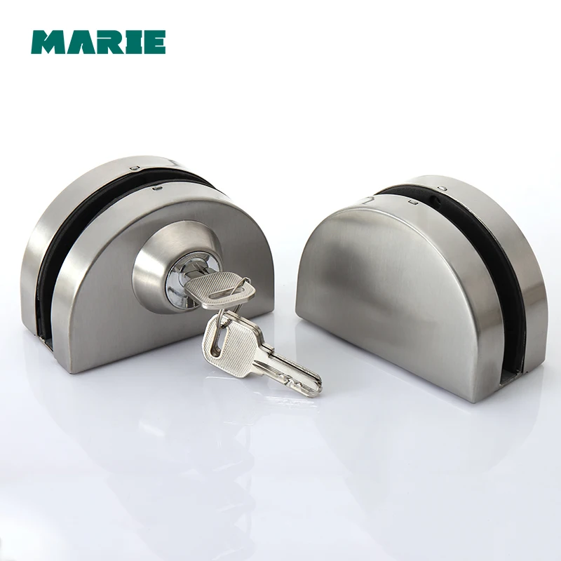 High Quality Sliding Central Glass Door Lock,304 stainless steel,Bidirectional unlock