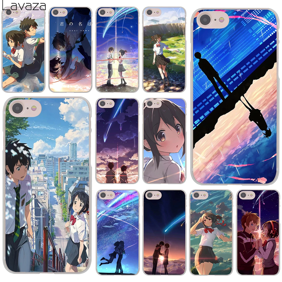 Lavaza Kiminonawa Your Name Japanese Anime Hard Phone Cover Case For Iphone Xr X 11 Pro Xs Max 8 7 6 6s 5 5s Se 4s 4 10 Case Name Case Acase Me Aliexpress