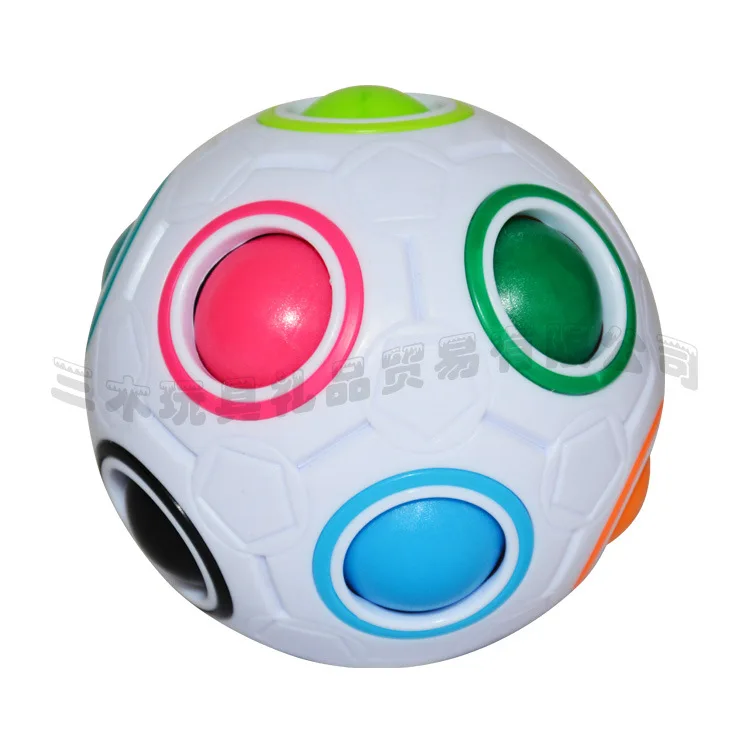 

YongJun Rainbow ball Cubo magico Non Sticker Strange-shape Magic cube Speed Smooth Recovery Puzzle cube Neo Cube Education Toy