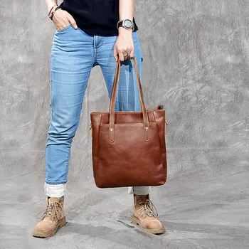 

Genuine Leather Women Classic Shopping Large Carry All Bags Tote Crossbody Bags Laptop Messenger Bag Ladies shoulder book bag