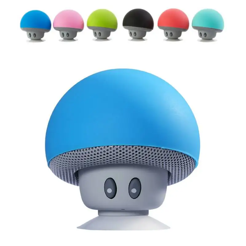 Мини Колонка в форме гриба Беспроводная Bluetooth 4 1 колонки mp3 плеер с микрофоном