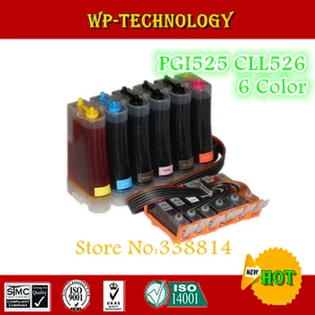 

CISS suit for Canon PGI525 CLI526 pgi-525 cli-526 for Canon MG8150 ciss MG6150 ciss , 6 color ,full ink , with ARC chip