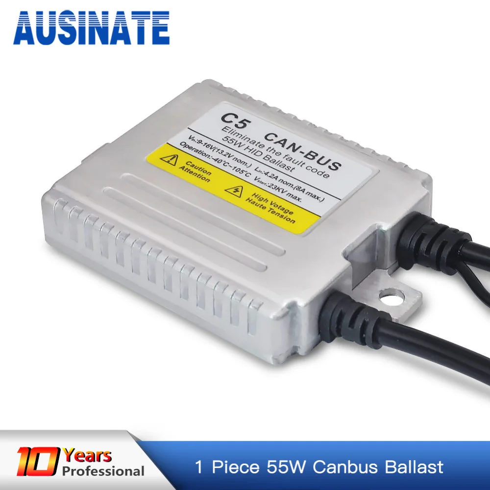 

1pc AC CANBUS BALLAST 55W HID for xenon BALLAST H1 H3 H7 hid bulb 4300K 5000K 6000K 8000K 10000K hid ac 55w ballast