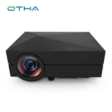 OTHA GM60 1000 Lumens Mini LED Projecteur Pour HD Vidéo Jeux TV Home Cinéma Movie Soutien HDMI VGA AV SD Portable Proyector